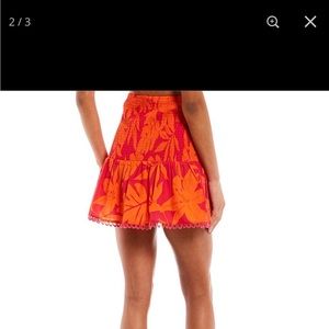 GB floral hot pink and orange skirt from Dillards!so cute on!